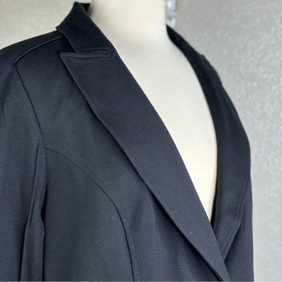 Lane Bryant Black Lined Career Casual Blazer One Button Front Close Mode… - Picture 12 of 13